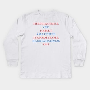 I Have Brought Peace Kids Long Sleeve T-Shirt